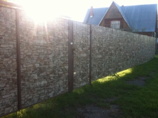 Забор из профлиста с покрытием Ecosteel